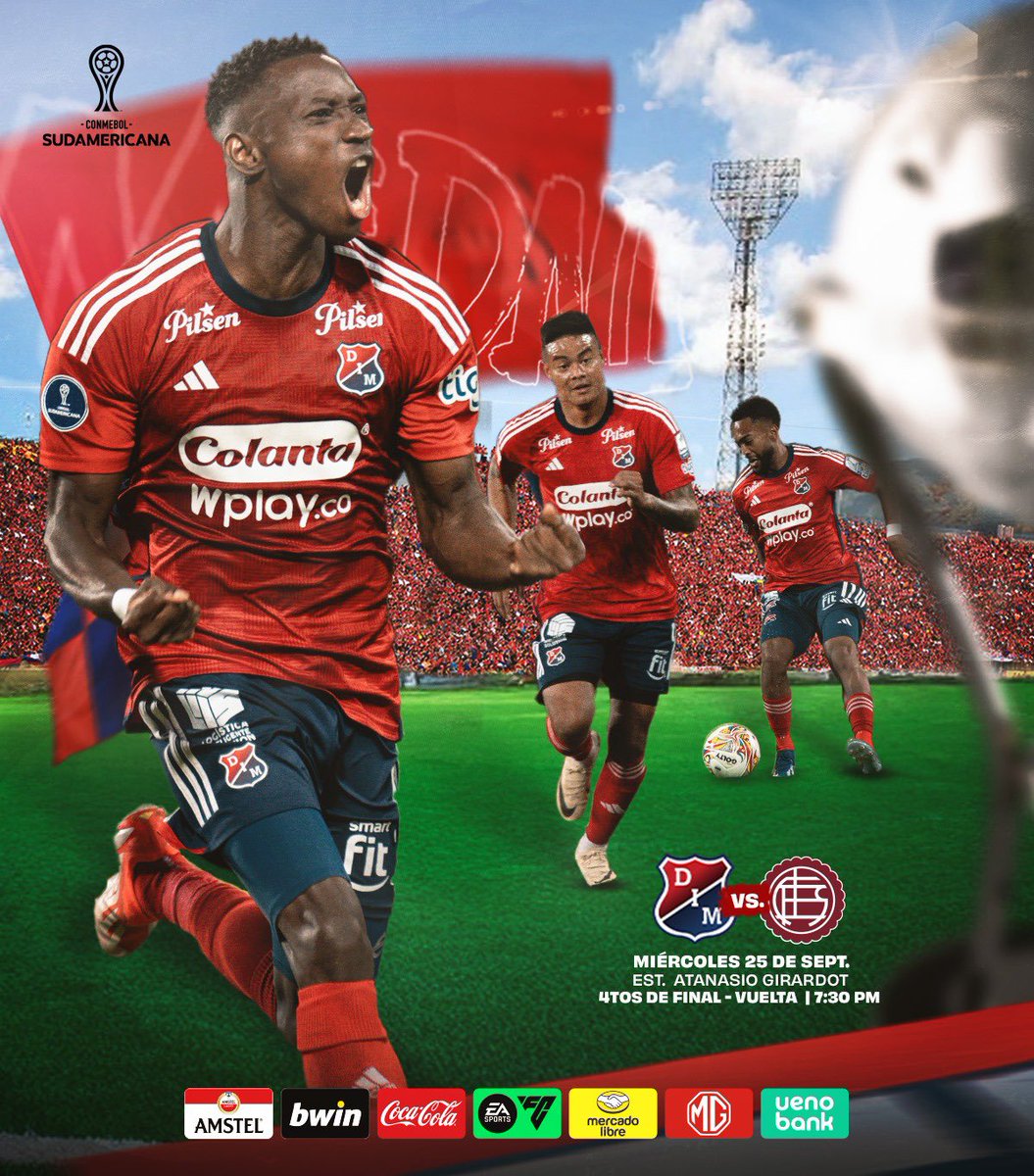 tiagoaristi's tweet image. ¡SORTEO de BOLETAS! 
#DIM vs #Lanús 🔴🔵 por Copa Sudamericana.

Sortearemos (5) entradas para la tribuna Sur. Participar es muy fácil, condiciones en el siguiente tuit ⬇️