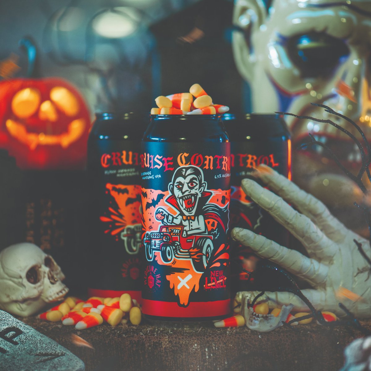 For your consideration, CRUISE CONTROL- Blood Orange Milkshake IPA🍊🍺

This is our second collab brew with our pals at <a href="/newlevelbrewing/">New Level Brewing</a> and man, is it ever a gooder'! 🍻