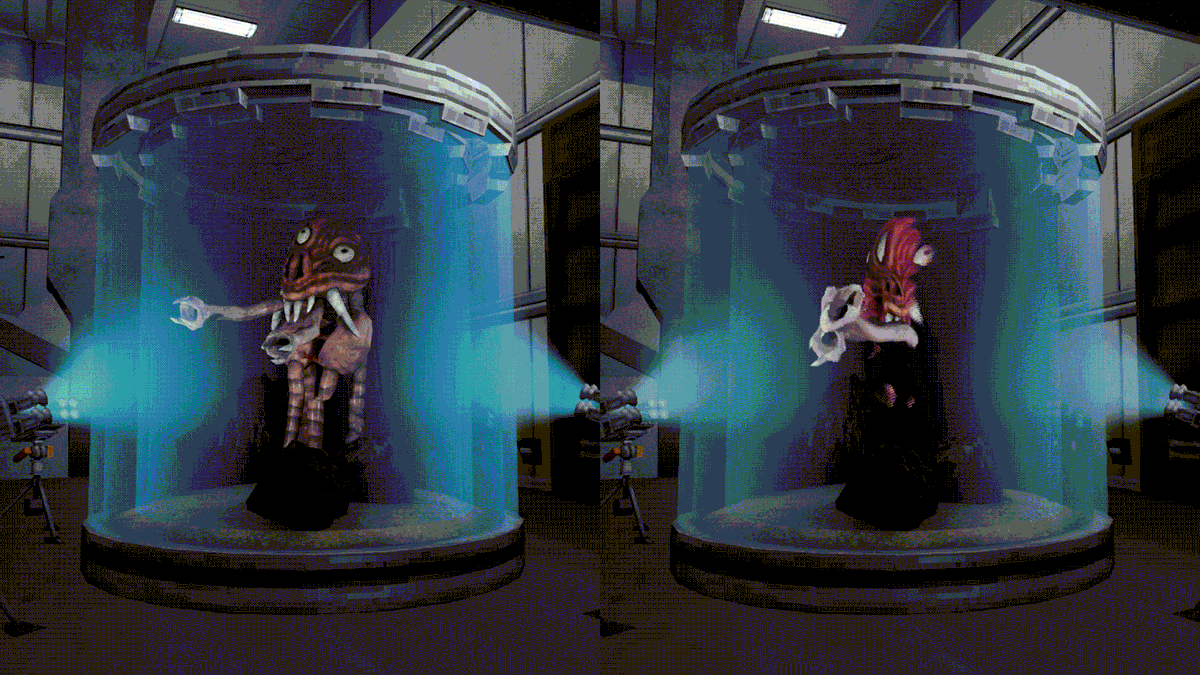 Experiment 0091-27-C:
Entity containment.

Double-paned quantum glass, XR emitters surrounding entity, high interval. Thule monitoring. Stern filming.

Result: Failed ❌

Reaction to XR typical. Entity vanished. Again woke Dr. Stern during night, much to his chagrin. New plan.