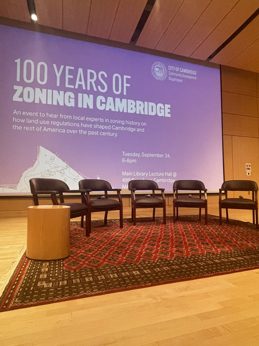 Land use nerds gonna land use nerd in their free time. Excited to be on this panel tonight!