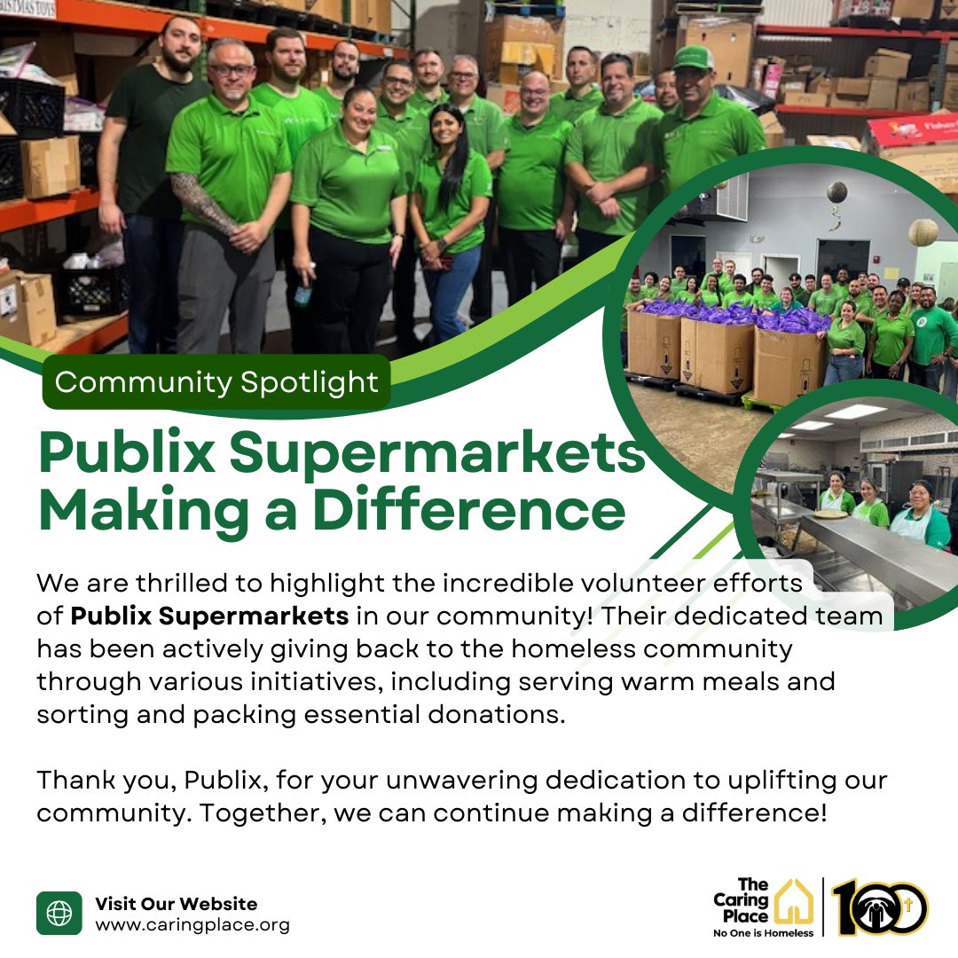 No1isHomeless's tweet photo. Publix employees have not only provided nourishment but also offered hope and support to those in need. Thank you, Publix, for your compassionate service. 

#CommunitySupport #No1IsHomeless #Publix https://t.co/9VMYa7D44O