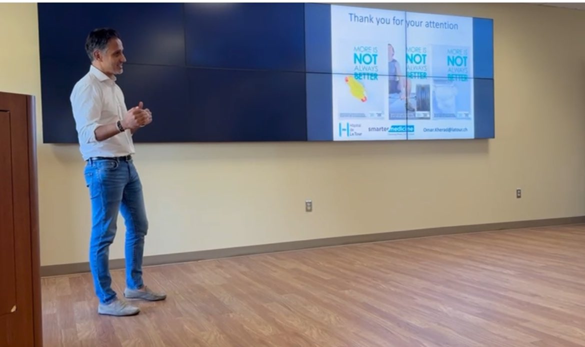 OKherad's tweet photo. Very proud presenting our @HopitaldeLaTour high value care curriculum at @UCLA U.S. Department of Veterans Affairs ! Thanks @DxRxEdu for this kind invitation ! https://t.co/h2Dy1j6KMv