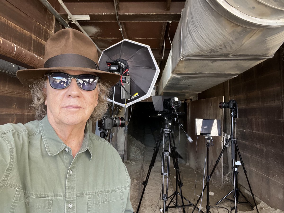 Filming on location today in a Nevada gold mine. Good timing because the  price of gold just hit a new all-time high!