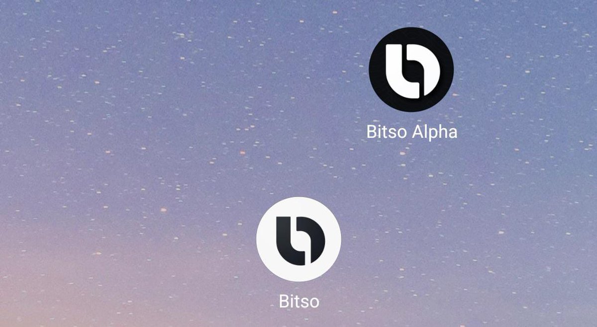 Sí, tenemos 2 apps: ⚪ Bitso app para comprar y vender fácil. ⚫ Bitso Alpha  para trading y estrategias avanzadas. Elige la que mejor se adapta a tu  estilo. 😎