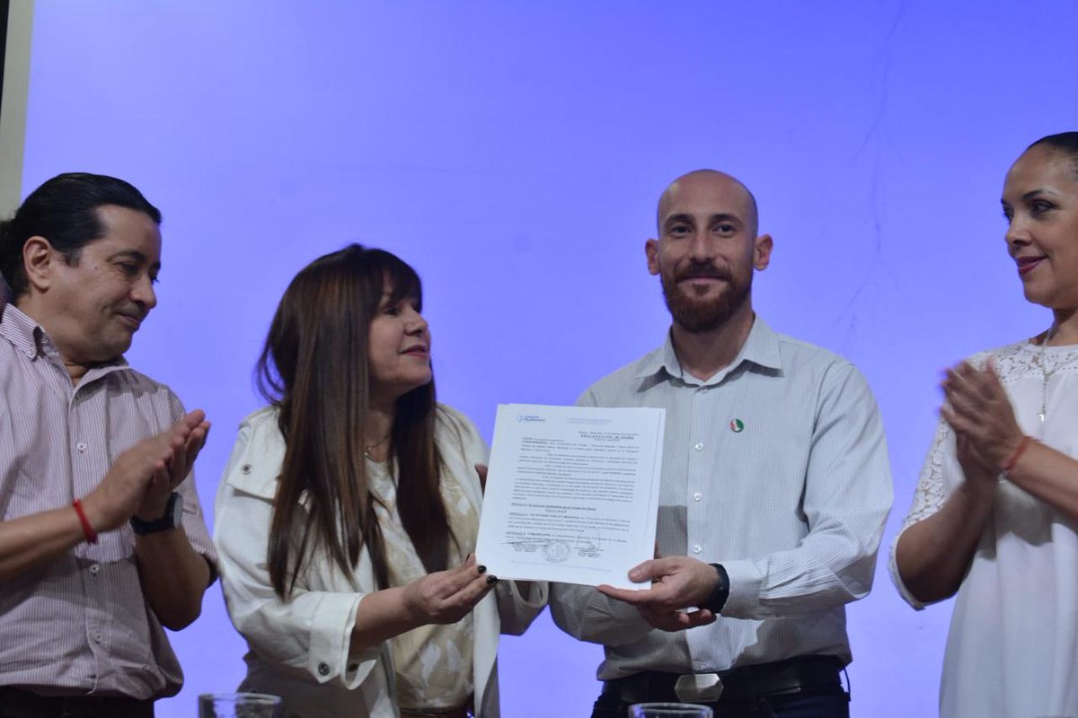 trabajomisiones's tweet photo. 🧑‍🏫👩‍🏫 Se llevó a cabo la 2° Jornada sobre Bienestar Laboral en la Educación Misionera, una iniciativa conjunta entre el Ministerio de Trabajo y Empleo, Ministerio de Educación, Consejo General de Educación y sindicatos docente con personería gremial. https://t.co/ZmnbZ4M74o