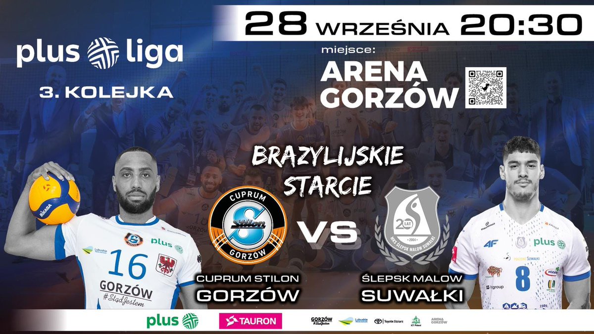 CuprumGorzow's tweet photo. W najbliższą sobotę 28 września na własnej hali podejmiemy Ślepsk Malow Suwałki @mks_slepsk.
Z kim się widzimy?
--------
START: 20:30
MIEJSCE: Arena Gorzów
TRANSMISJA: Polsat Sport 1
BILETY: https://t.co/IRtgzGbjDM
#SiatkarskiGorzow #PlusLiga #Cuprum #Stilon #GorzowStadJestem https://t.co/Lpitxcqh5r