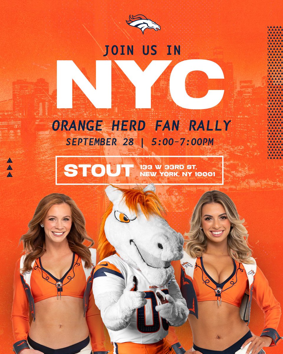 HOUBroncosFans's tweet photo. Who in #Broncos Country is going to this #DENvsNYJ GAME???
Who can go ;)
#BroncosTicketGiveaway ALERT
We have 2 Tix to GIVEAWAY!
#BroncosCountry #OrangeHerd #OrangeHerdRally HDBF #MilesTheMascot #Miles5280 https://t.co/Inr4XCWO0m