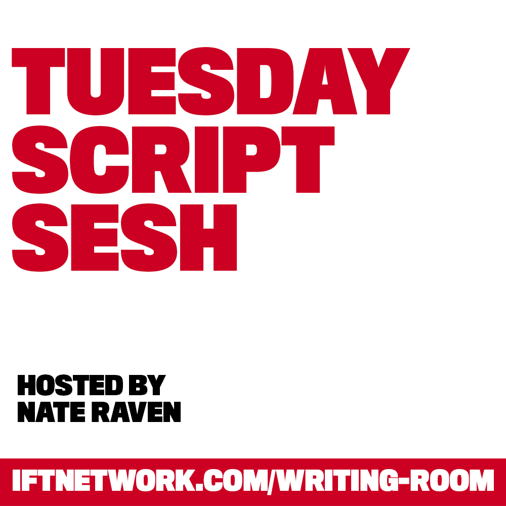 iftnetworktv's tweet image. Tuesday Virtual Script Development Session hosted by Nate Raven is less than an hour away! 
Join us for a session and see if it is for you. 

DM for zoom link.
4pm PST • 7pm EST
#scripts #scriptdevelopment #screenwriter #playwright 
iftnetwork.com/writing-room