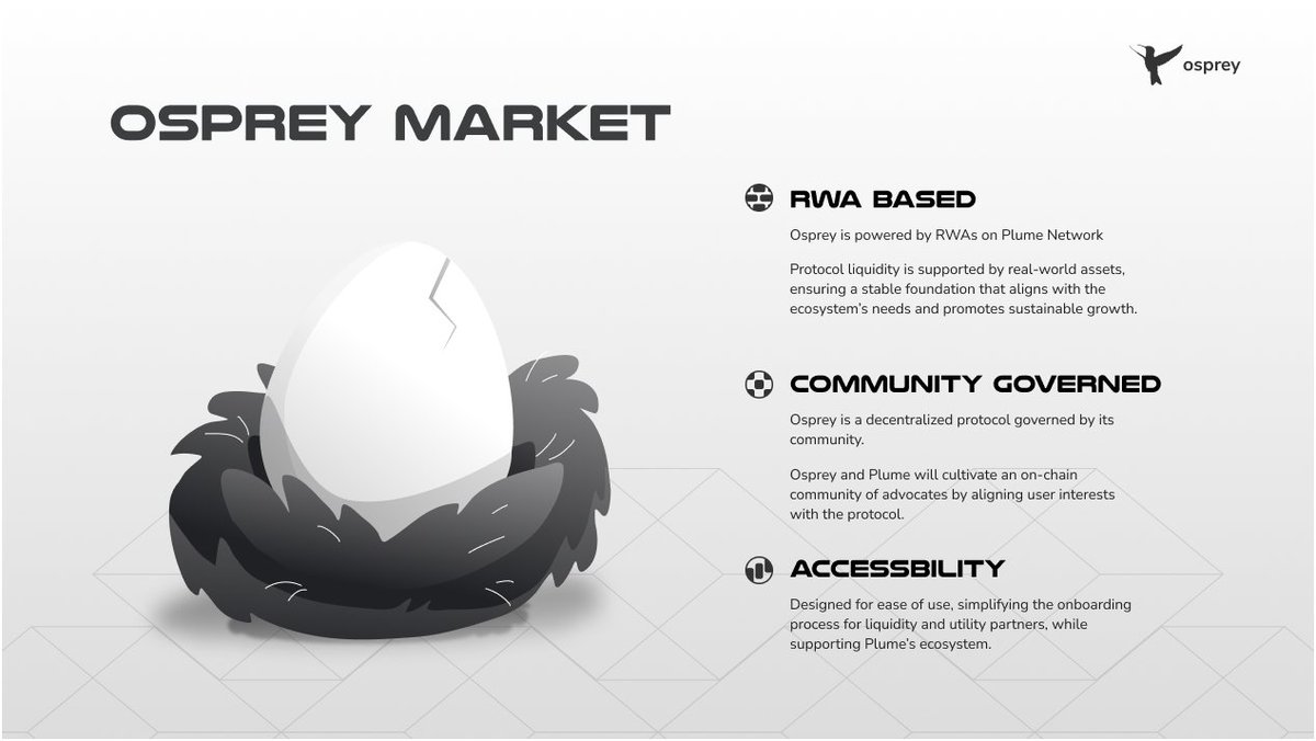 Osprey Market (@ospreymarket) on Twitter photo Make sure you collect your miles on <a href="/plumenetwork/">Plume - RWAfi Chain</a>
Stay tuned as we prepare for relaunch on testnet Make sure you collect your miles on <a href="/plumenetwork/">Plume - RWAfi Chain</a>
Stay tuned as we prepare for relaunch on testnet