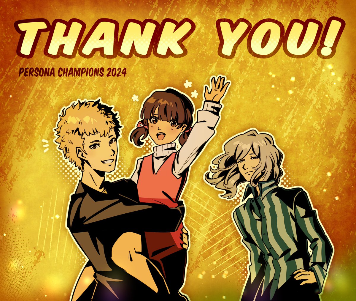 PersonaChampion's tweet image. Ladies & Dudes, thats a wrap. Thanks everyone, for our biggest championship season EVER! It was so fun seeing the love from you all. It ain't our first go at this but years later we are somehow still blown away from all the joy. See you guys in 2025. Take care & be safe!