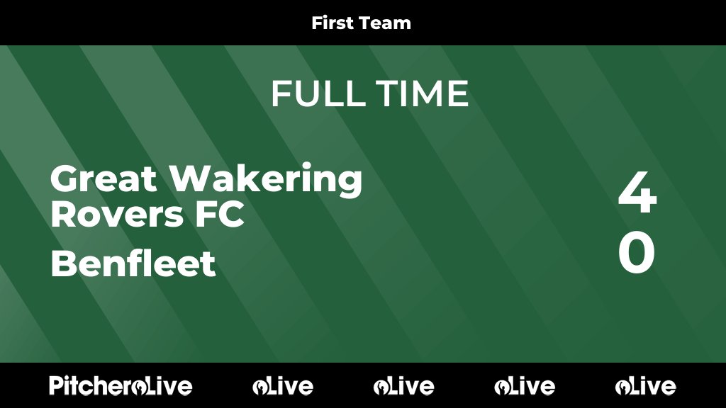 GWRovers's tweet photo. FULL TIME: Great Wakering Rovers FC 4 - 0 Benfleet
#GREBEN #Pitchero
https://t.co/UE3E7ENc91 https://t.co/mR6RvFT3Ay