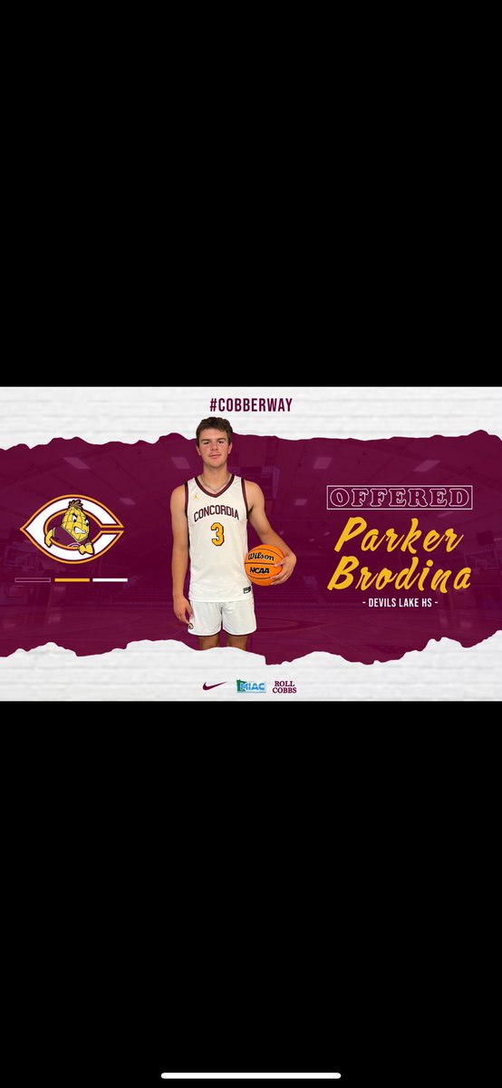 After a great visit I am blessed to receive an offer from Concordia !! <a href="/CoachBormann/">Tyler Bormann</a> <a href="/CadeNiehaus/">Cade Niehaus</a>