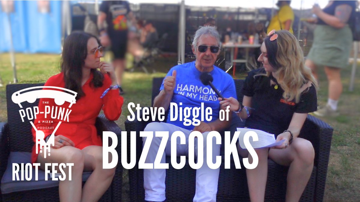 Watch our Riot Fest interviews on YouTube! 
<a href="/ActAdvBand/">Action/Adventure 👁️</a> : youtu.be/TEIcDqh-7U4?si…
<a href="/winonafighter/">WINONA FIGHTER</a> : youtu.be/YR7ejUNAufM?si… 
<a href="/steveediggle/">STEVE DIGGLE</a> : youtu.be/LK-EXX4YJZs?si… 

🍕Follow us on instagram for more Riot Fest photos and videos! instagram.com/poppunkpizzapo…