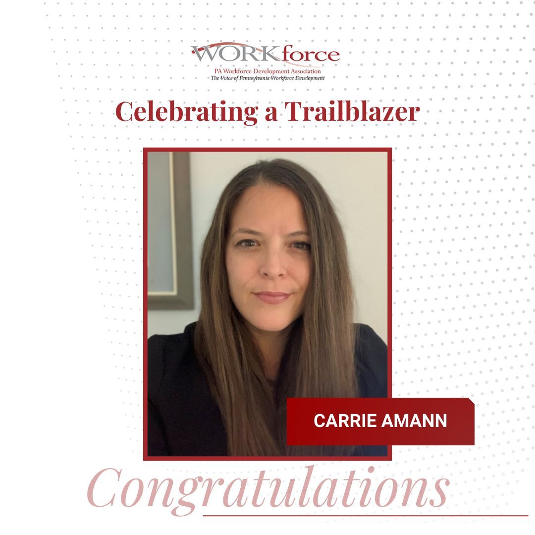 paworkforce's tweet image. Carrie’s leadership in initiatives such as #ApprenticeshipPA and #FreeTheData is shaping Pennsylvania’s workforce and economy for a brighter future. 

Congrats Carrie!

#WkDevWorksPA #WorkforceTrailblazer #InfrastructureInnovation #Leadership
