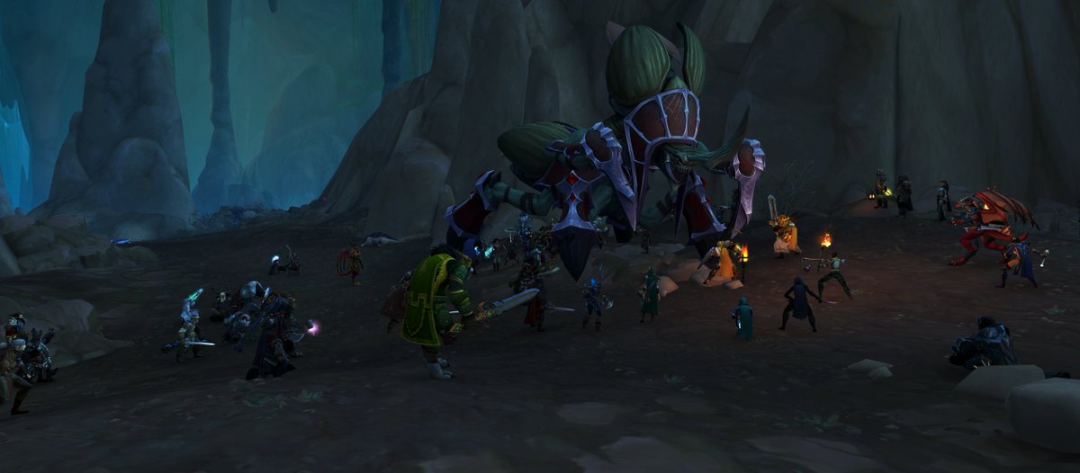 Tonight, Stromgarde's Third Expeditionary Force ventured down the Coreway, into the Ringing Deeps! But, once more, they were met by the vile Nerubians! 

#WorldofWarcraft #Warcraft #Stromgarde #Community #RolePlay #Campaign #TheWarWithin #Blizzard #Nerubians #RingingDeeps