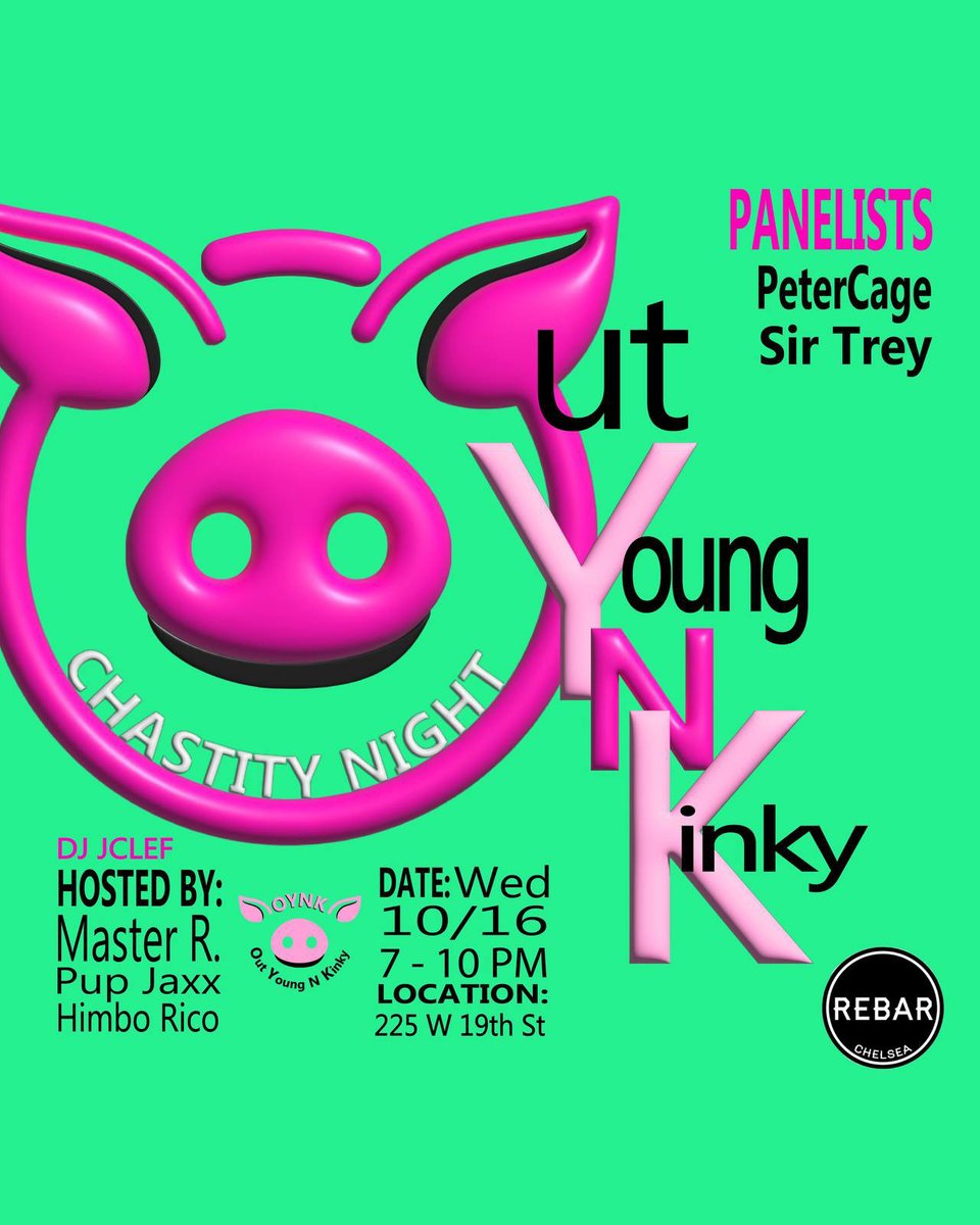 NEW YORK

ONE WEEK until LOCKTOBER! It's going to be a busy month, and I'm here to keep you entertained while you spiral in horny frustration. Trust me, I'll be spiraling too.

Save the dates!