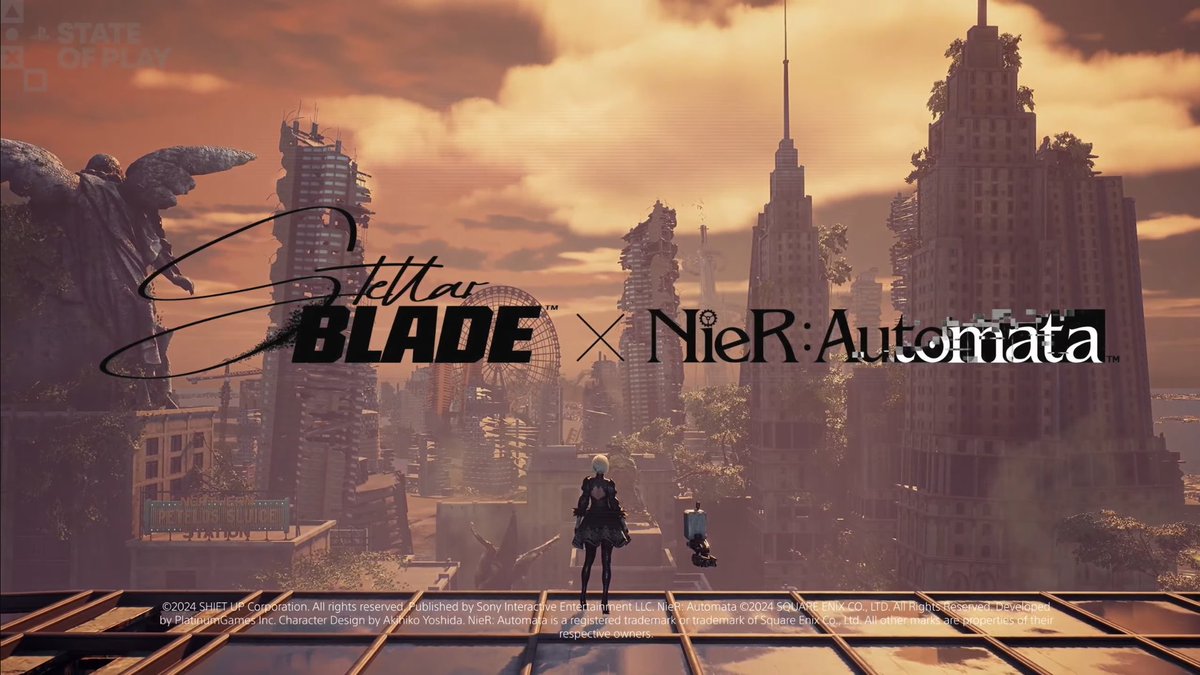 Genki_JPN's tweet photo. Stellar Blade x NieR: Automata collaboration coming later this year! 🔥 https://t.co/JLYBTWV9uo