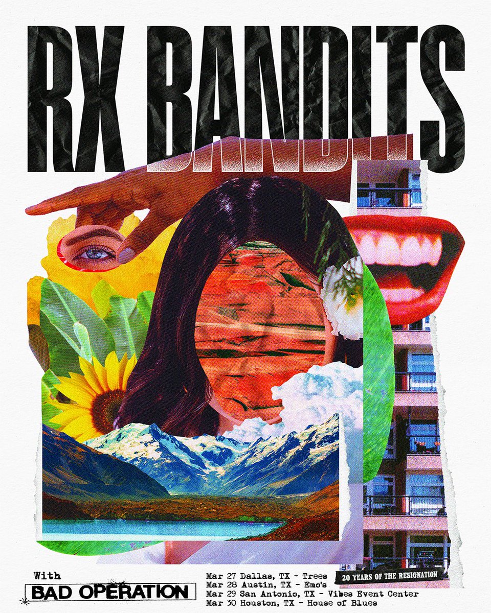 🔓 OPENING FOR RX BANDITS. 20 YEARS OF ‘THE RESIGNATION’ / TlX ON SAL3 FRI. 🔥