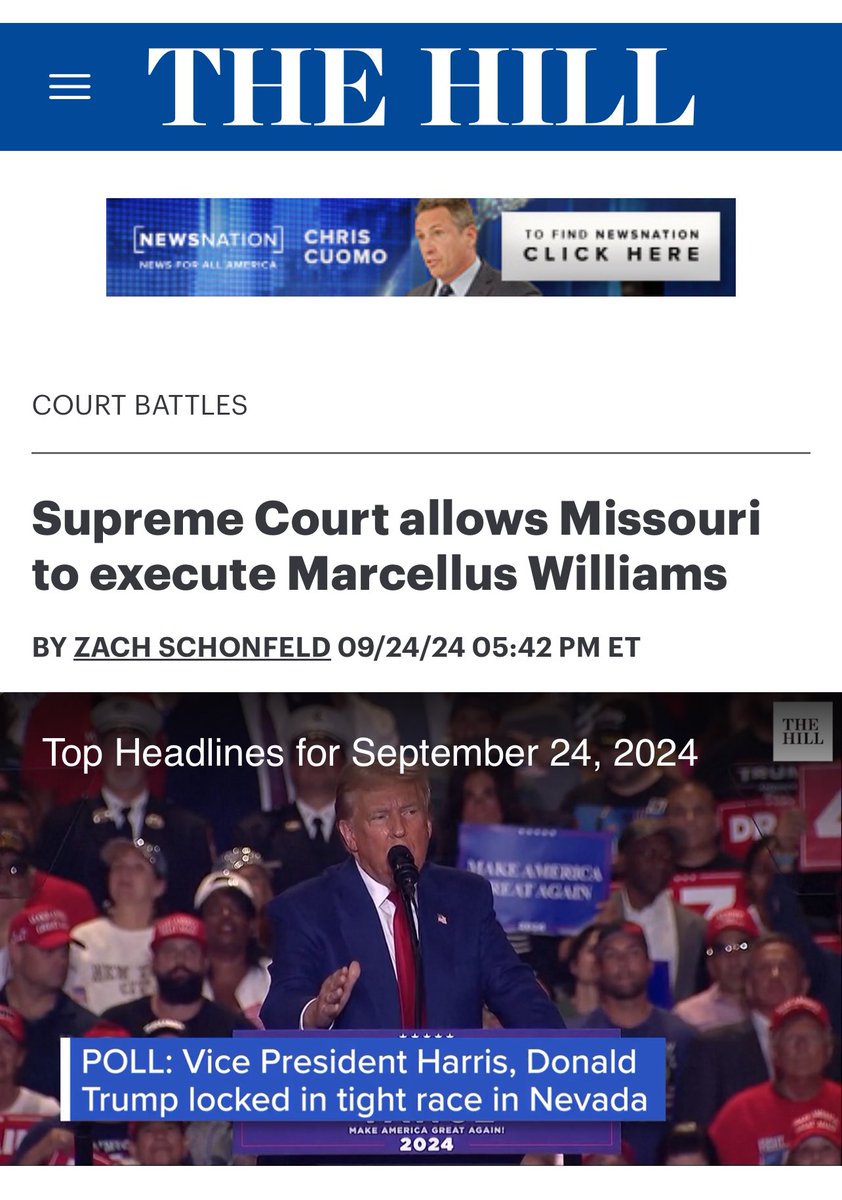 SharonKyle00's tweet photo. The Republic plans to murder
a Black man in :33 minutes
Can we all pray? Can we observe a moment of silence? Let’s call in the light…Spare him
The public lynching of Marcellus Williams by the USA
is unconscionable…
it is state terror.
#dontkill … https://t.co/7GEDeRlDOH