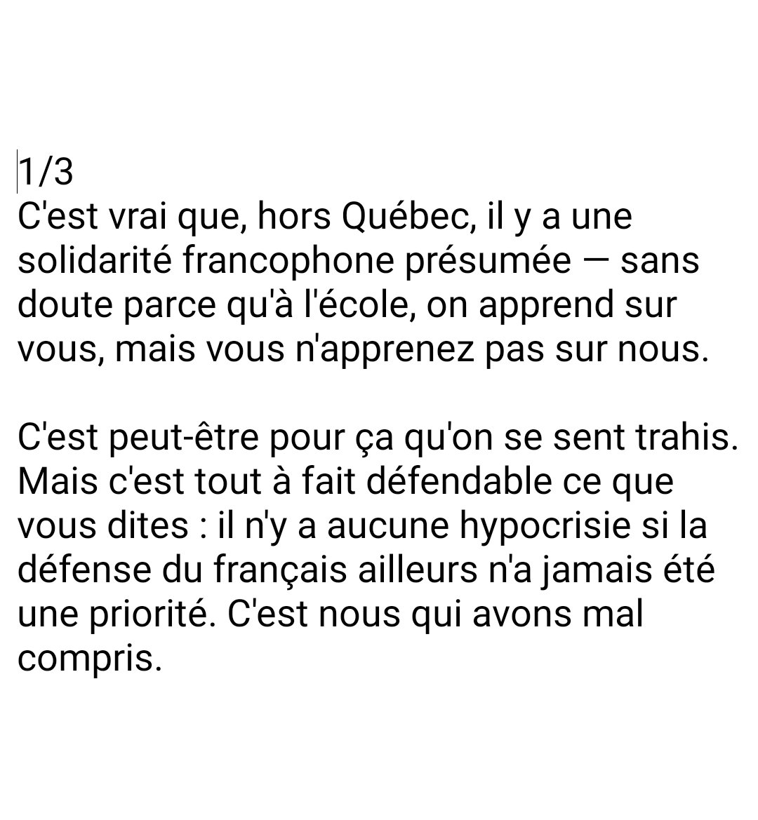 idefilms's tweet photo. @AlexVBeaudet @JF_Martin007 @ToulasTake J'ai tout lu votre échange et je dois dire que vous m'avez ouvert les yeux sur quelques points. Merci — je suis vraiment très ravi quand ça m'arrive de reconsidérer certaines choses que j'avais tenues pour acquises!

280 caractères ça manquait de nuance, donc voici: https://t.co/ecrcA0qDNS
