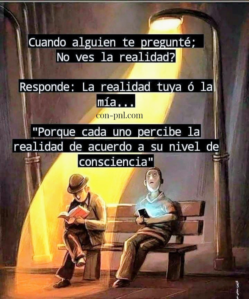 solucionespnl's tweet photo. Tenemos una diferente percepción, para cada situación. 
#tener #diferente #percepción #cada #situación #preguntar #realidad #mía #tuya #nivel #conciencia #vida #felicidad #coaching #pnl #inteligencia #emocional #sermejor #serfeliz #serlibre #serfuerte https://t.co/3FO6AbON2y