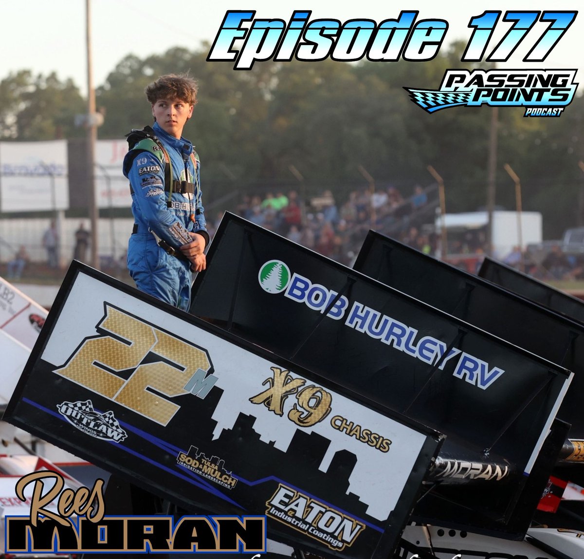 Passing_Points's tweet image. Episode #177 presented by Same Day Auto Repair: Rees Moran joins us to chat about his transition into 410 Sprint Cars and his recent wins!

You can listen on Apple, Spotify, Stitcher, Google Podcast, Amazon Music, TuneIn, iHeart, and our site at passingpoints.buzzsprout.com