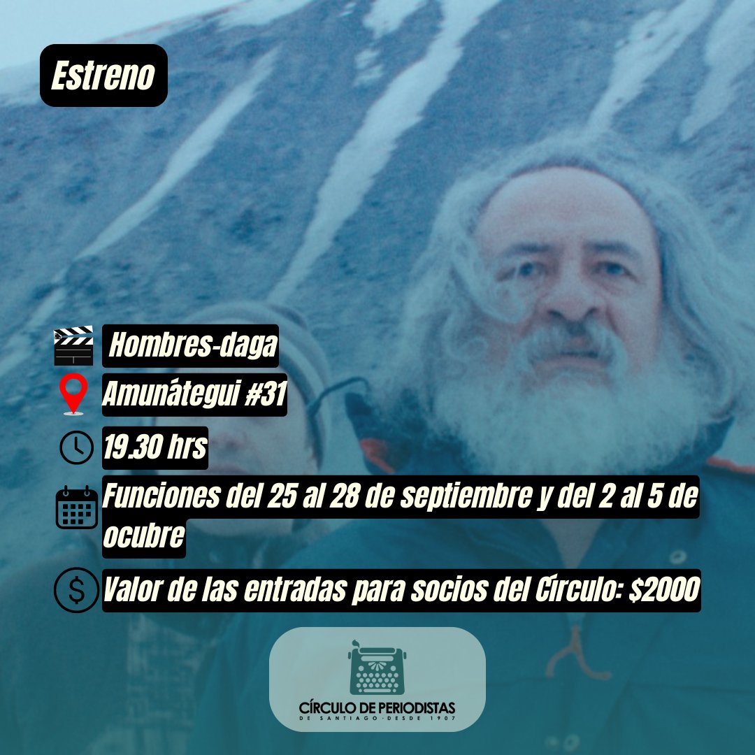 Círculo de Periodistas de Santiago tweet media