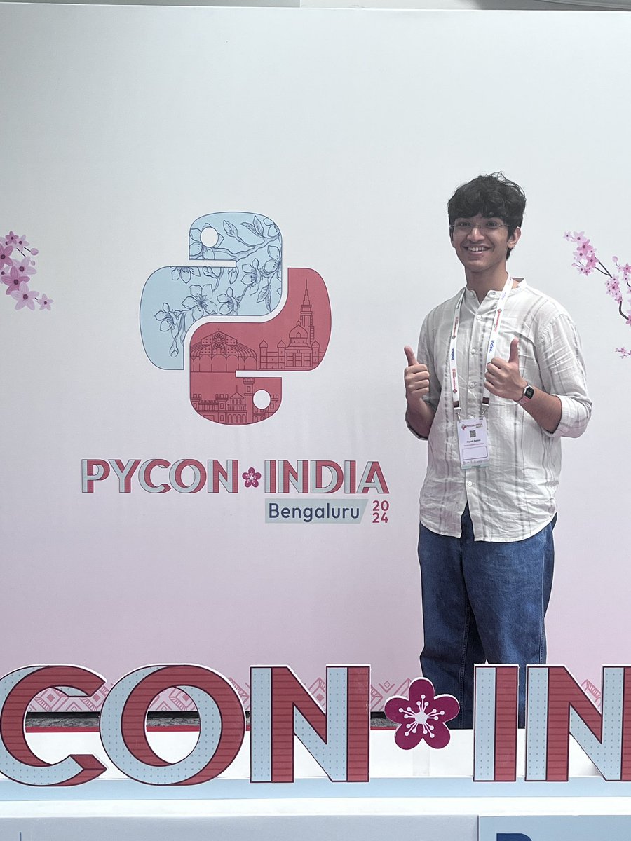 aayushbutaa's tweet image. Had an amazing time at PyCon India Bengaluru 2024! Met some brilliant people, explored awesome products, and enjoyed every talk. Plus, the swag and the food were top notch 💯
#PyConIndia2024 #Python