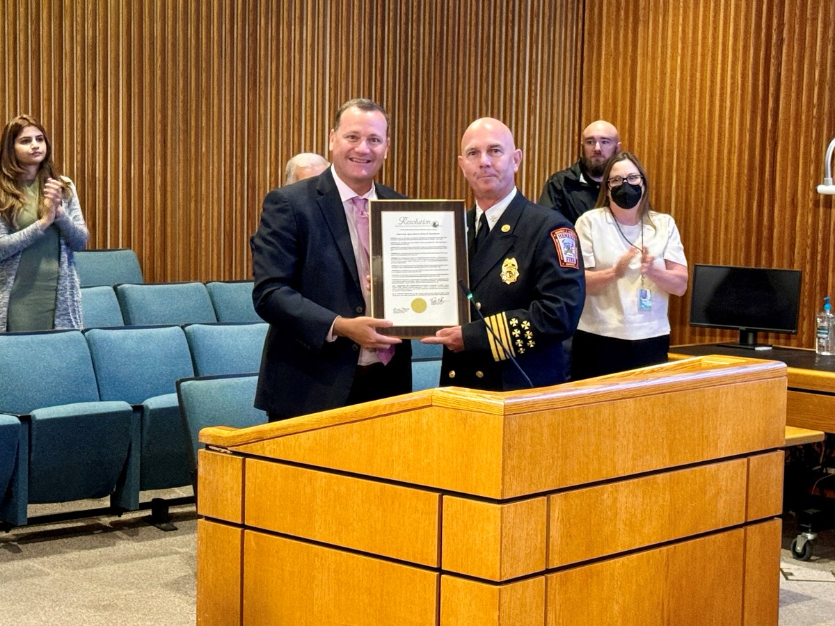 The Board has approved a resolution recognizing longtime firefighter Henry Rosenbaum, who is retiring in October after a 40-year career with Henrico Fire, most recently as assistant chief and fire marshal.