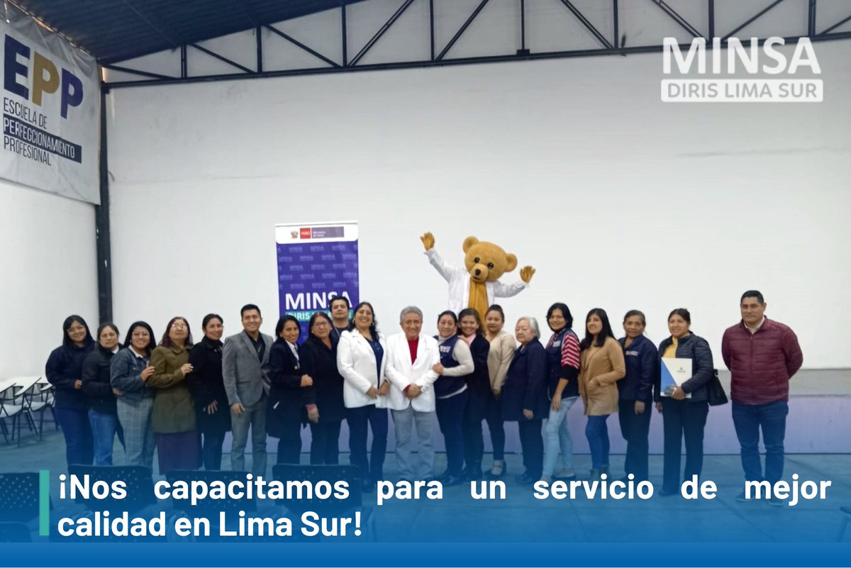 DIRISLimaSur's tweet photo. Nuestro equipo de Calidad de la Diris Lima Sur y establecimientos de salud, participaron en la "Capacitación sobre la Calidad de Atención", con el fin de mejorar nuestra labor al servicio de la población.
#calidad #salud #DirisLimaSur https://t.co/GdAPbSCRPU