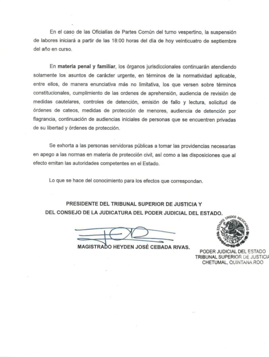 A LAS PERSONAS SERVIDORAS PÚBLICAS DEL PODER JUDICIAL Y AL PÚBLICO EN GENERAL