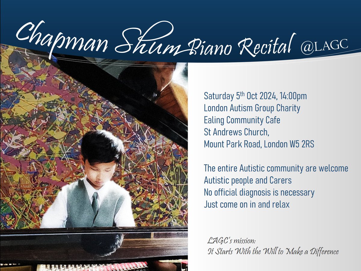 ChapmanShum's tweet photo. < Chapman Shum Piano Recital @ LAGC > #blindpianist #piano #rectial #neurodivergent #inclussive #Autism #community #pianorectial #chapmanshum #music #classical #livemusic https://t.co/4rPBsarqar