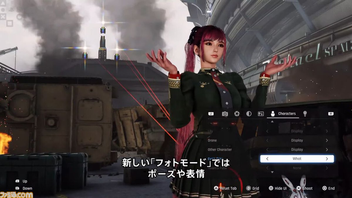 famitsu's tweet photo. 『ステラーブレイド』と『ニーア』コラボが発表。アップデートでフォトモードが追加【State of Play】
https://t.co/rdgUbB3RFp

主人公イヴが2Bの衣装を着ているようなビジュアルが発表。フォトモードではポーズや表情を選択してさまざまな写真を撮影可能。

#StateofPlay #ステラーブレイド https://t.co/e0VESAtNtB