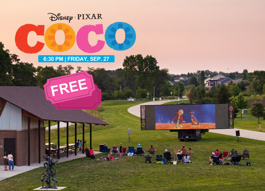 Join us for a FREE outdoor movie this Friday! 🍿📽️🎬 We'll be showing "Coco" at the Large Shelter at Walnut Creek Regional Park (4100 Walnut Creek Park Road).  Please pack a lawn chair or blanket, and dress warmly. Showtime starts at 6:30 PM! facebook.com/events/1691189…