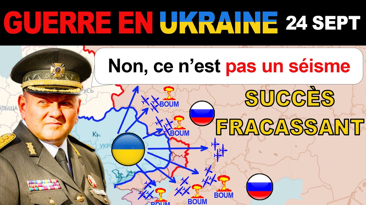 🇫🇷 Jour 943 en #Ukraine 🇺🇦
Fédération de #Russie : les forces ukrainiennes ont lancé une série de frappes dévastatrices, détruisant les fournitures militaires récemment arrivées de Corée du Nord et d'Iran et les stocks d'armes stratégiques de la Russie.
🎬 youtu.be/yL6dGRM13XA