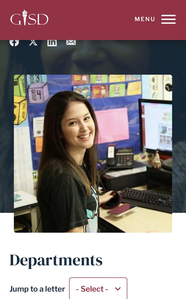 Always a good day when you stumble upon a picture of yourself on the district website! 🤭📸😆