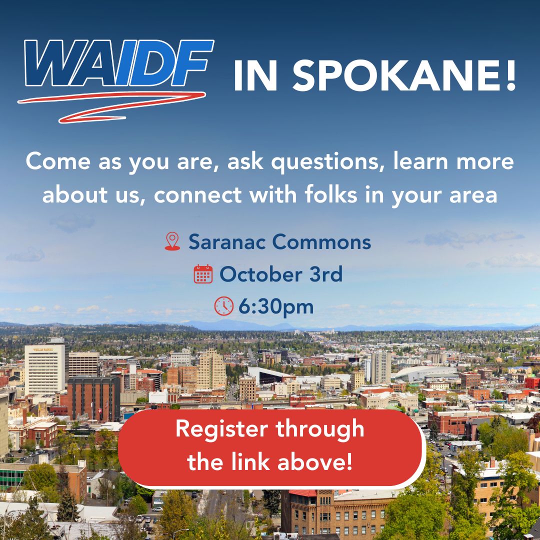Join <a href="/waidf/">WA IDF</a> next Thursday, October 3, at 6:30 pm in Spokane for our first information session &amp; social of the fall! 🎉

This is a great opportunity to learn more about WAIDF while meeting other potential applicants &amp; alumni. Learn more and RSVP here: secure.anedot.com/idf/recruitmen… 💫