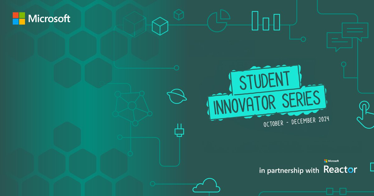 🚨1 week until the #MSFTStudentInnovator Series kickoff! 🚨

📢 Calling all students — register for this FREE series to innovate with AI and take your tech journey to new heights! Prepare for an epic #ImagineCup kick off and engaging sessions on Azure AI! aka.ms/StudentInnovat…
