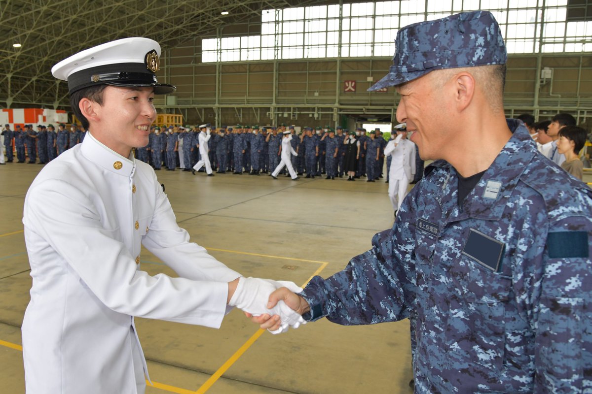 第0502期計器飛行固定翼課程 学生の #見送り の様子です。#第202教育
