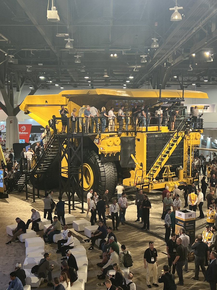 Awesome day at the MINExpo in Vegas. I wouldn’t mind having that digger at the cabin for a weekend!