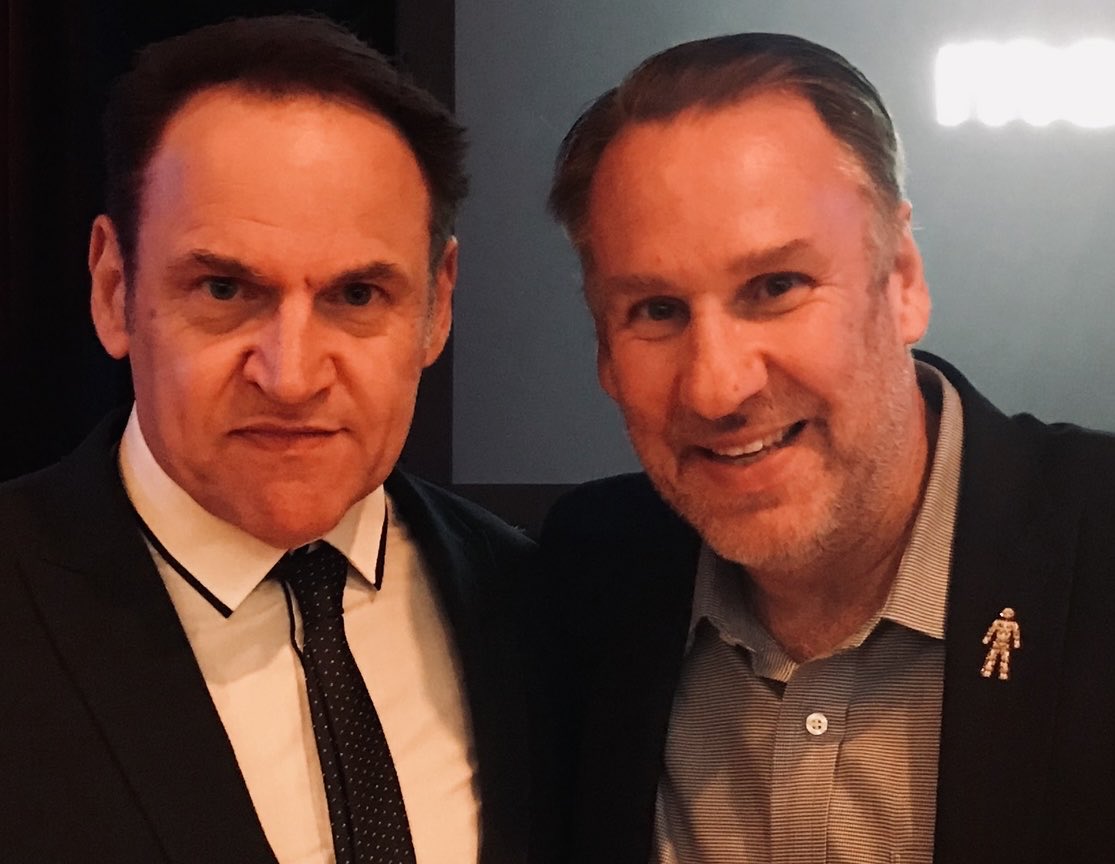 Found this photo at the weekend of me with fellow lifelong Chelsea fan Paul Merson (that turned out for a different London club of course) who is currently spending his Saturdays on Strictly! ⚽️💙