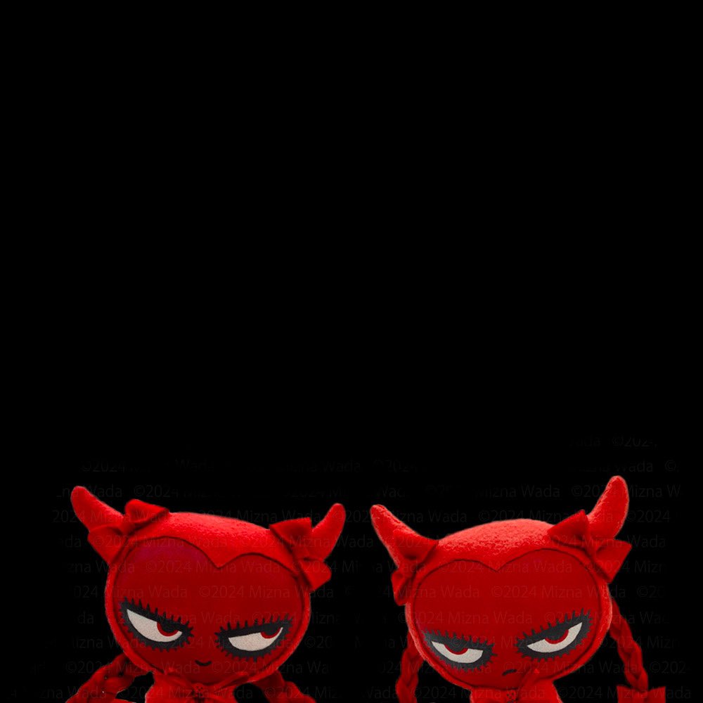 MiznaWada's tweet photo. My little RED devils are back for the group show “They came from Planet Rainbow Sparkles VIII” at @Cluttermagazine in Beacon NY. 😈❤️ 
Opens September 28th! 

NYの @Cluttermagazine グループ展のために赤い悪魔が帰ってきた😈❤️ 
9/28から！

#cluttergallery #rainbowsparkles8 https://t.co/ddNv8eRATV