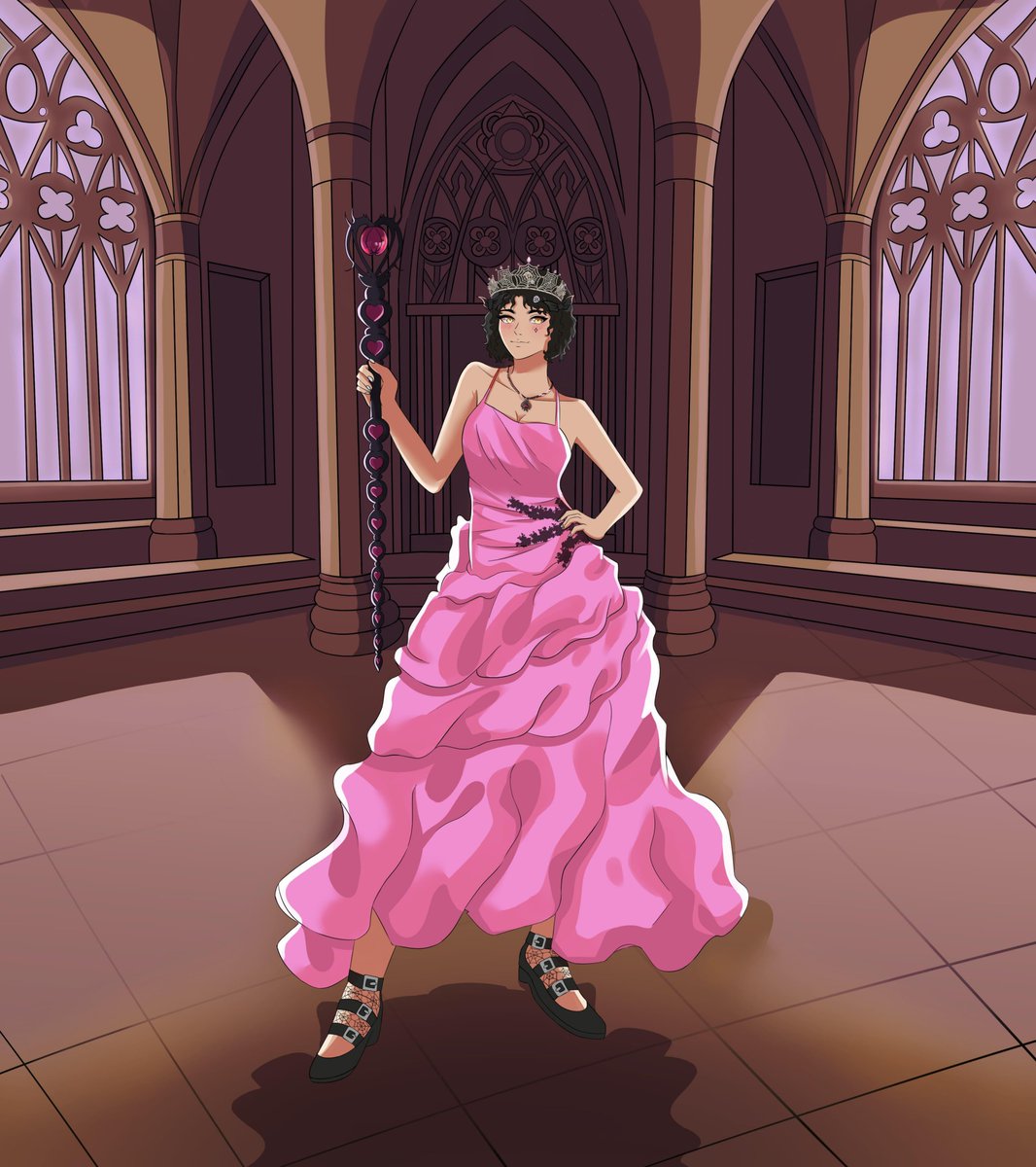 Another thank you shout out to goddessleona_O for making a solo project on my character Trixie Webson as "Queen of the Twinklewebs" 😄👏🏻💖🕸✨👑.