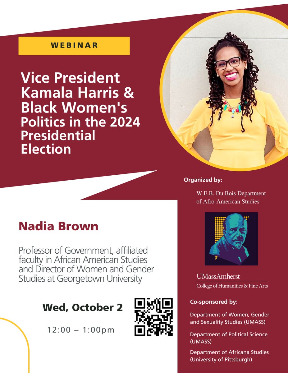 Join us this Wednesday! Register here 🎉👇🏿umass-amherst.zoom.us/meeting/regist…