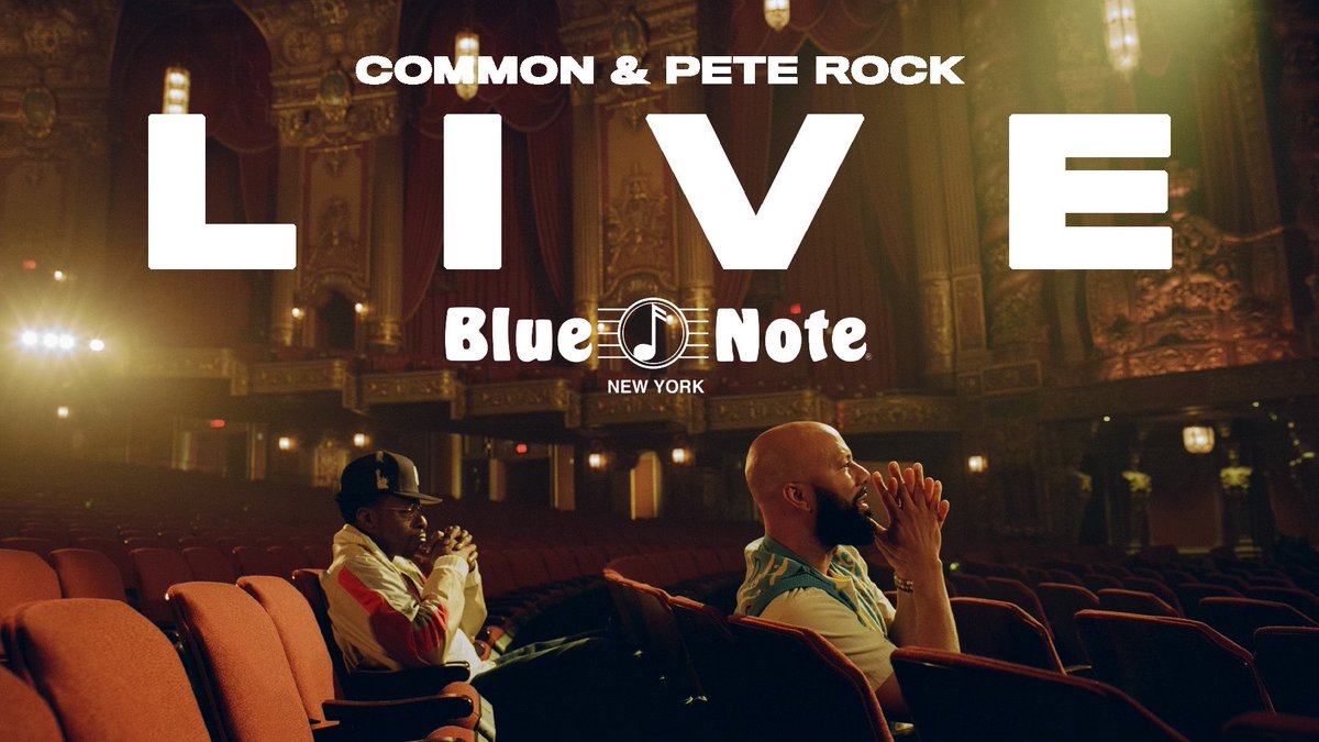 6 sold out shows at The Blue Note! WOW! Blessings. As a thank you, we will be live streaming the show tomorrow at 8pm EST on my IG, Facebook, TikTok, and YouTube.⁣ i.commonandpeterock.com/nyclive