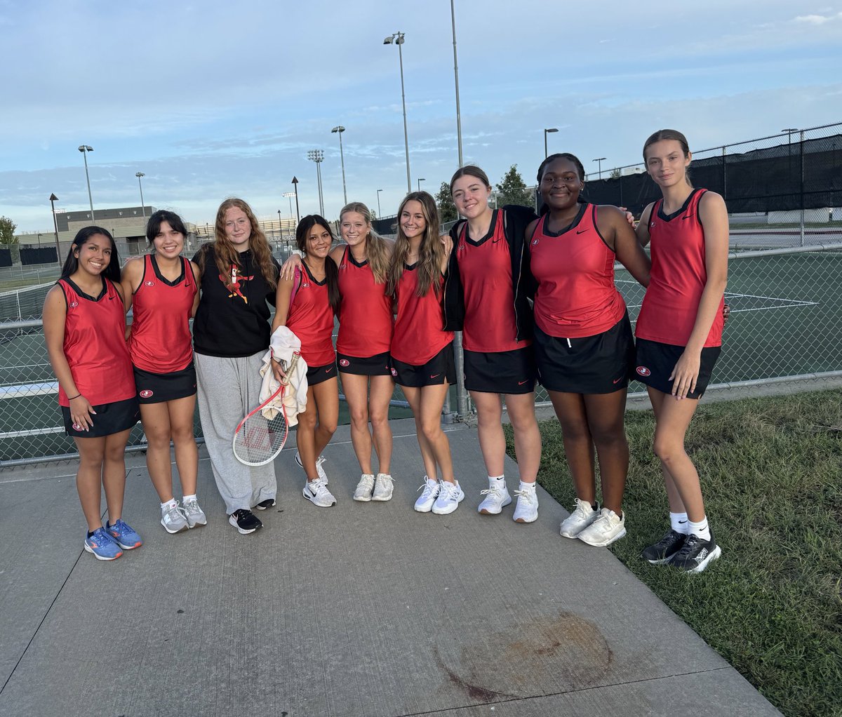 Let’s hear it for Lady Jays Tennis who defeated Battle 9-0 today.  Way to go, ladies!   #ItsAGreatDayToBeAJay #ChampionsOfExcellence