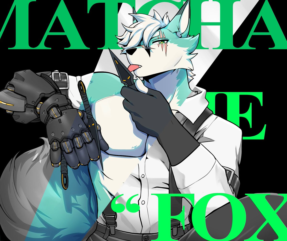 foxnakh's tweet image. "Someone has to do the dirty work..."
-Michael the Butler Fox
Ice cold but smooth as silk, Victoria Housekeeping's Michael the Matcha Fox never misses with his daggers