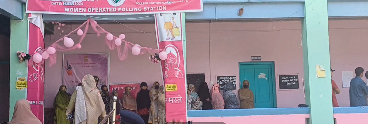 dcganderbal's tweet image. A moment of pride and celebration as a woman captures the joy of voting with a selfie at the #SelfiePoint at a Pink Polling Station! Empowered and making her voice heard.
@diprjk 
@ceo_UTJK 
@dcganderbal