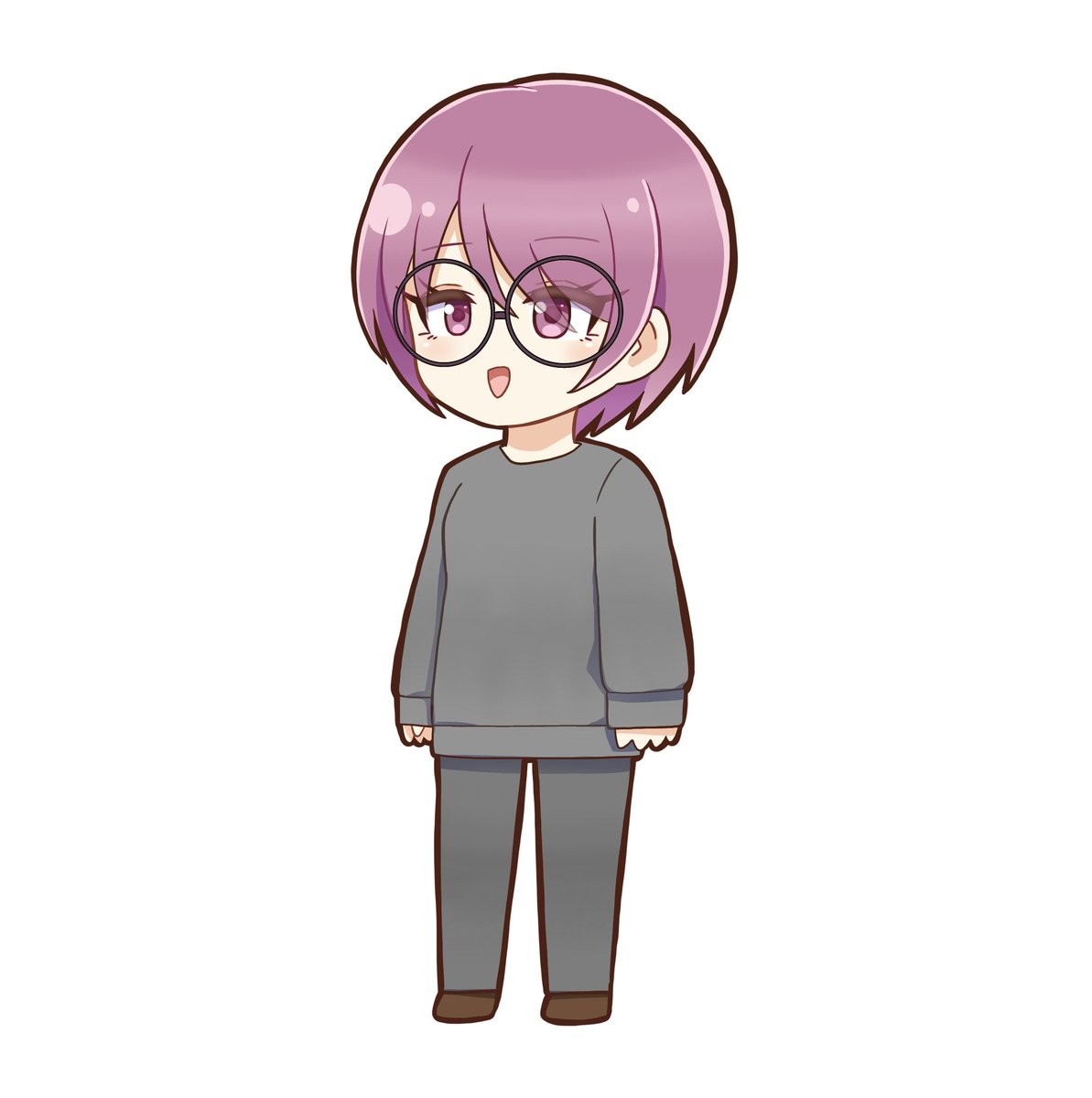 マシメちゃんの私服姿描こうと思ったんですけど、これしか思いつかないので良い感じの服教えてください( ；∀；)