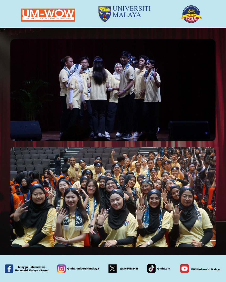 MHSUM2526's tweet photo. The Battle of Chorus is an annual tradition for Universiti Malaya student facilitators upon the arrival of the Universiti Malaya Week of Welcome.Get ready to witness unity and oneness as they perform together!

Let’s experience the (UM-WOW) spirit together! https://t.co/FCsQxdF9qI
